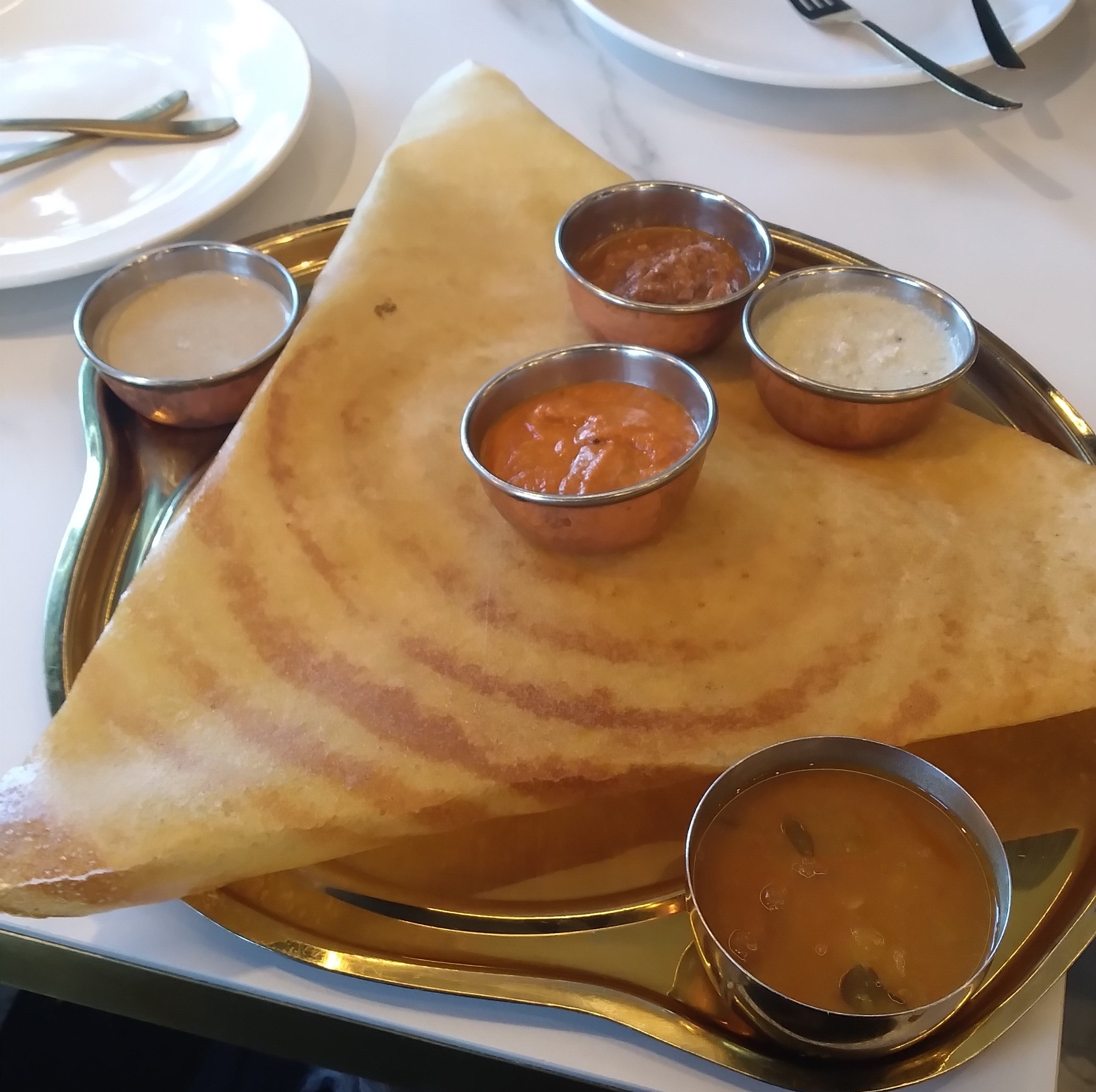 Dosa from a restaurant along Eglinton