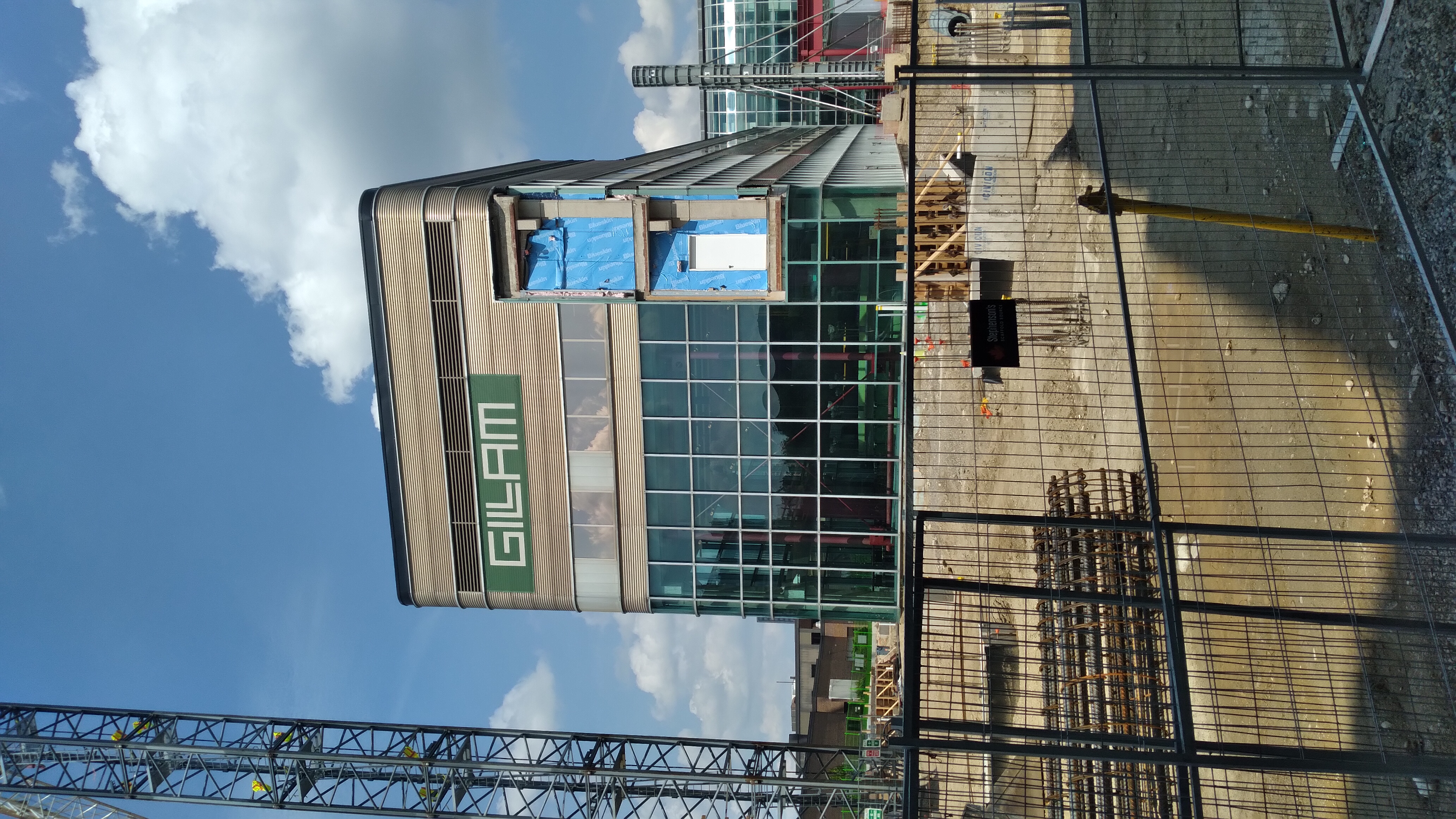 A closer look at the construction, July 2025