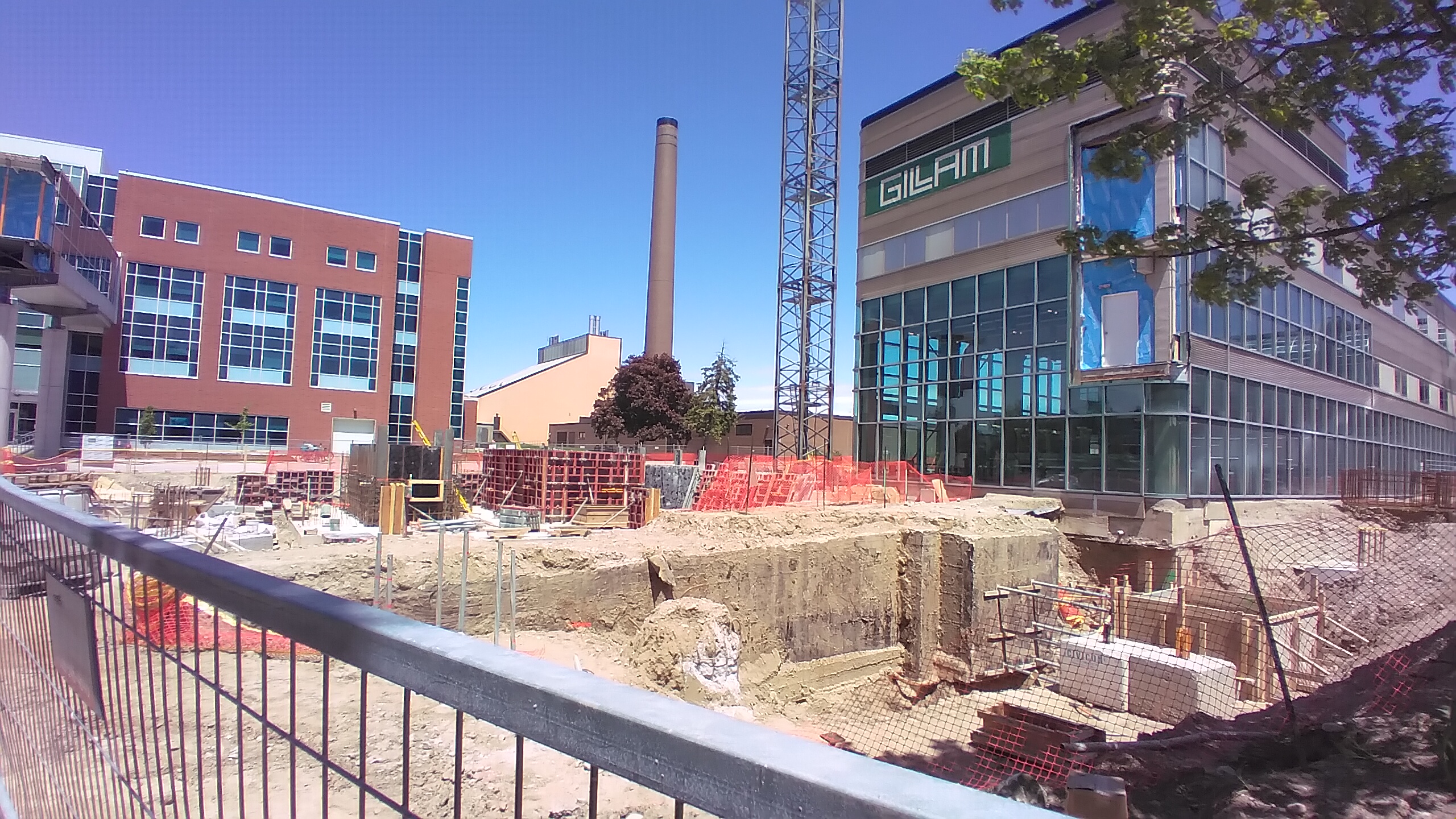 Foundation work, June 2025